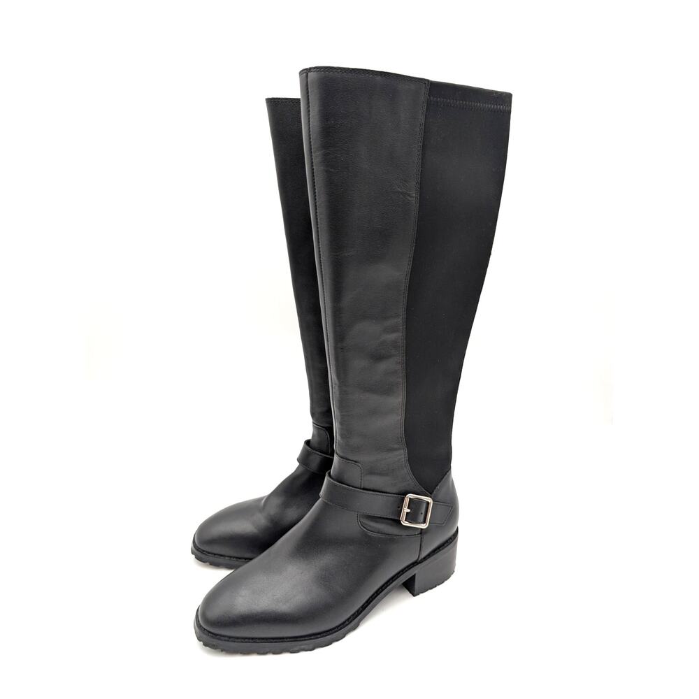 Blondo Sylvia Waterproof Knee High Boots Women's Side Zip Black Size US6.5W EU37